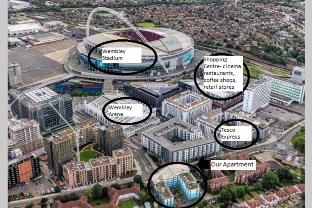 Stylish Wembley Stadium And Ovo Arena Apartment, Лондон Экстерьер фото
